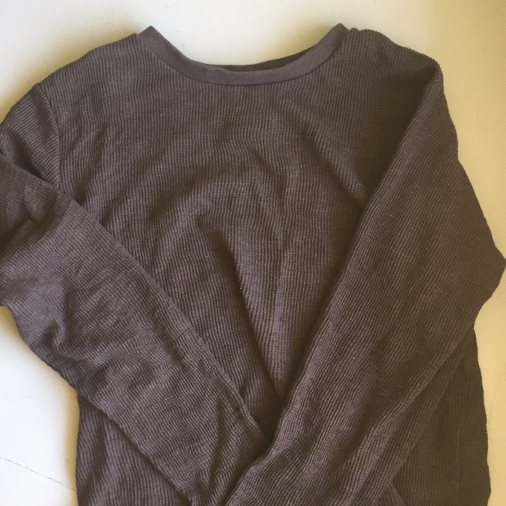 Waffle long sleeve shirt